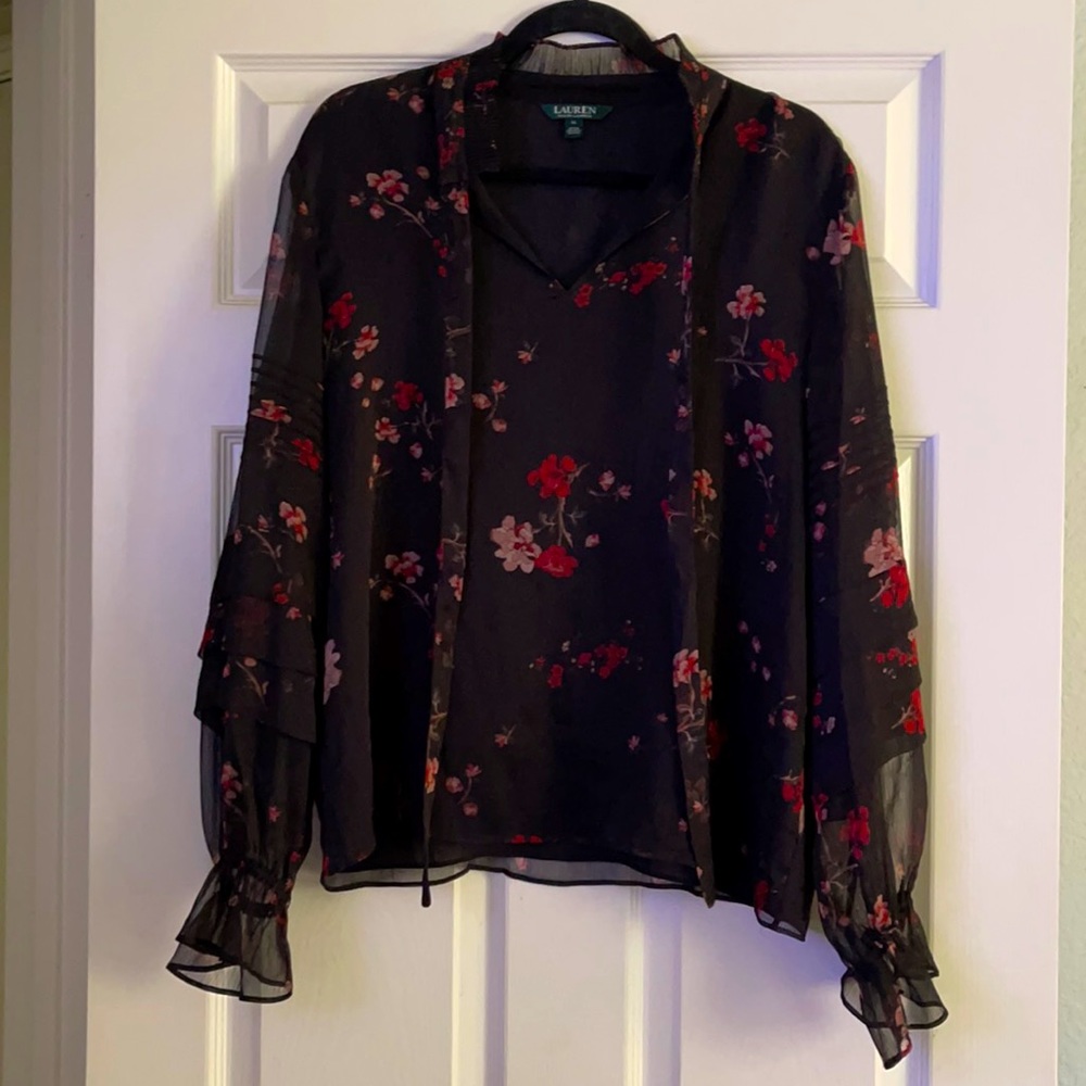 Lauren by Ralph Lauren Floral Blouse